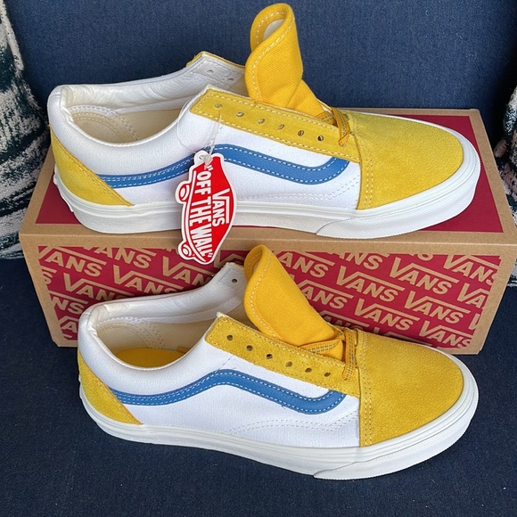 Vans Old Skool Sport Pop Yellow White WMNS - Picture 2 of 16